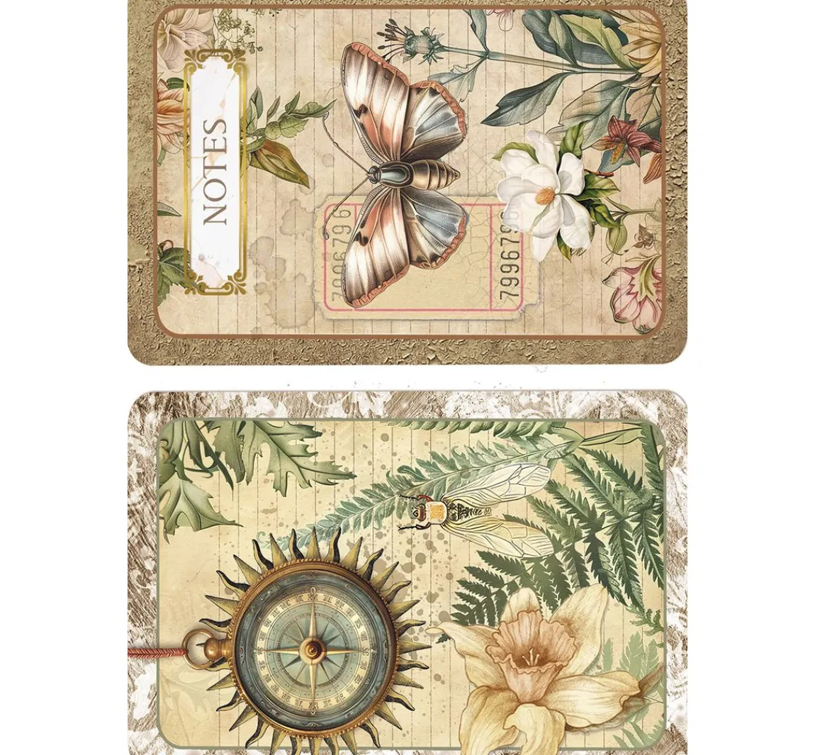 Outlet Ciao Bella Motiv-Strohseiden Sortiment "Cabinet of Curiosities", 8er-Set
