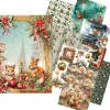Clearance Ciao Bella Motiv-Strohseiden Sortiment "Cosy Christmas", 8er-Set