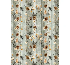 Clearance Ciao Bella Motiv-Strohseiden Sortiment "Cosy Christmas", 8er-Set