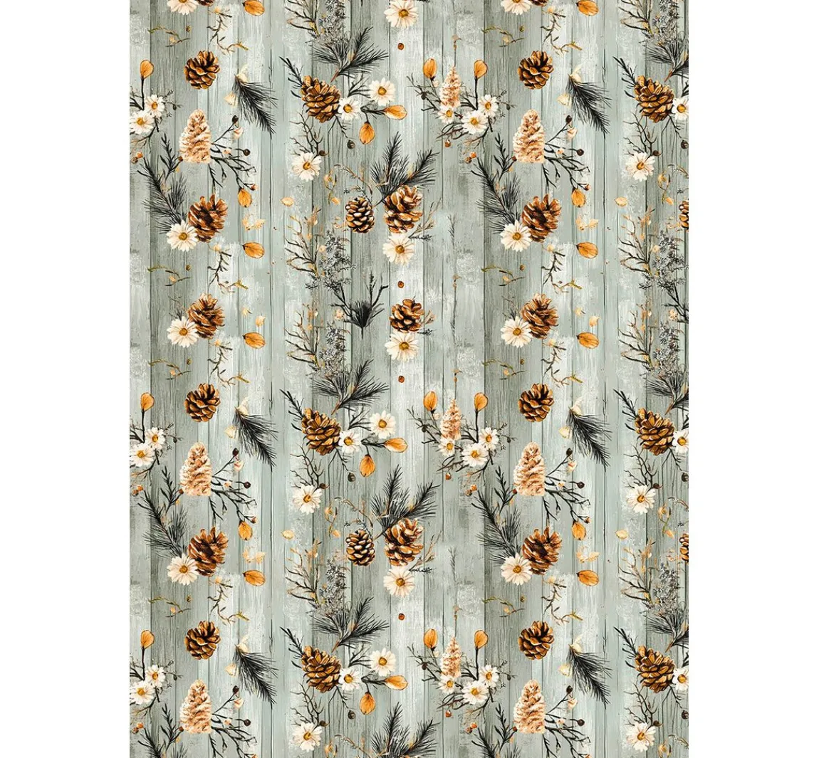 Clearance Ciao Bella Motiv-Strohseiden Sortiment "Cosy Christmas", 8er-Set