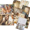 Hot Ciao Bella Motiv-Strohseiden Sortiment "Cookbook", 8er-Set