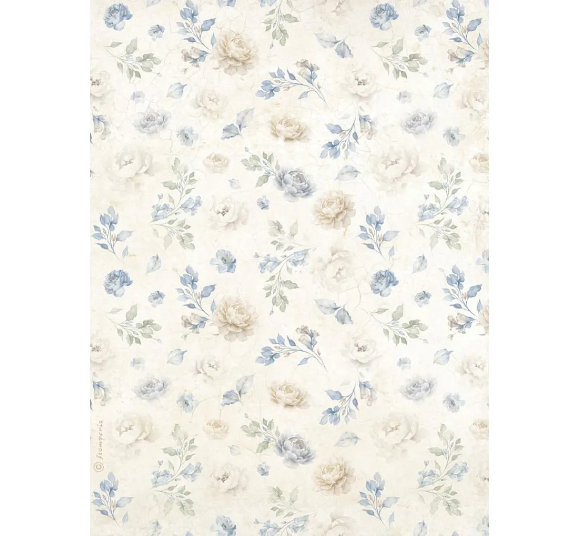Sale Stamperia Motiv-Strohseiden Sortiment "Timeless", 6er-Set