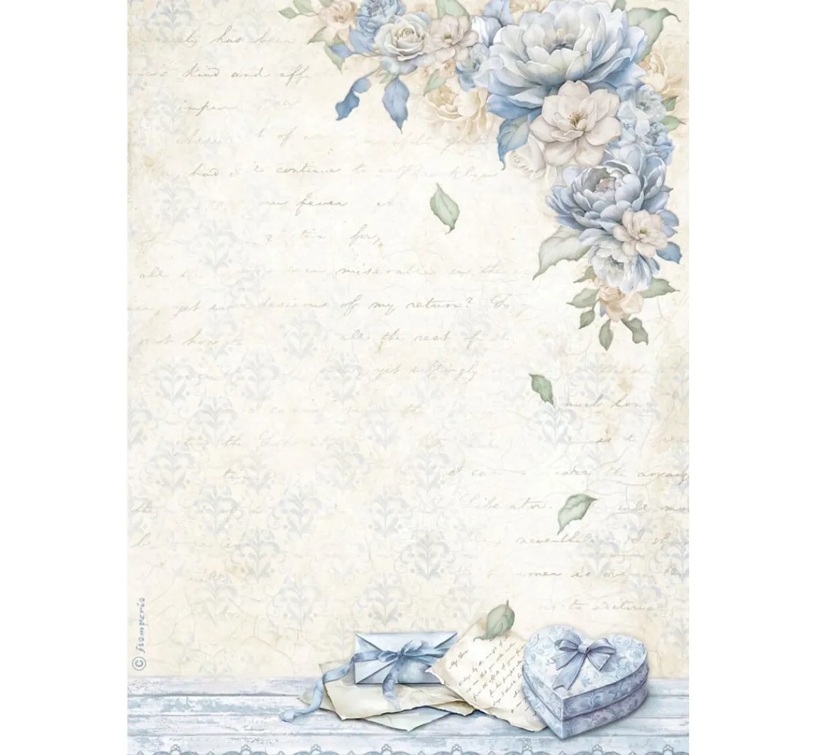 Sale Stamperia Motiv-Strohseiden Sortiment "Timeless", 6er-Set
