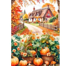 Best Ciao Bella Motiv-Strohseiden Sortiment "Hallo Herbst", 8er-Set