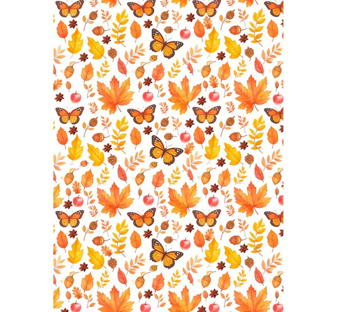 Best Ciao Bella Motiv-Strohseiden Sortiment "Hallo Herbst", 8er-Set