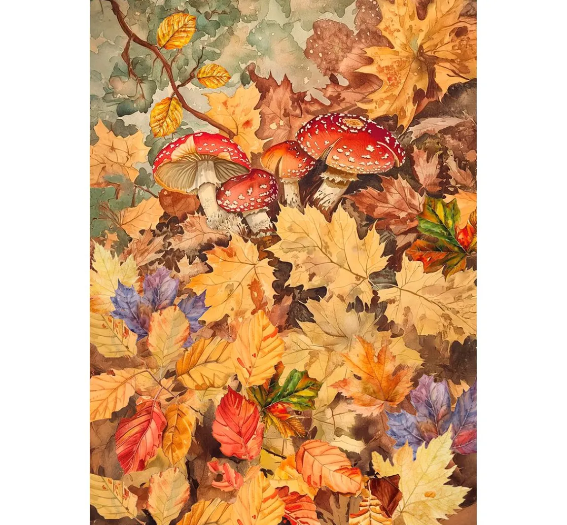Best Ciao Bella Motiv-Strohseiden Sortiment "Hallo Herbst", 8er-Set