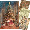 Best Ciao Bella Motiv-Strohseiden Sortiment "Toy Shop", 4er-Set