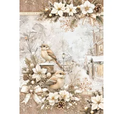 Discount Ciao Bella Motiv-Strohseiden Sortiment "Winter Season", 8er-Set