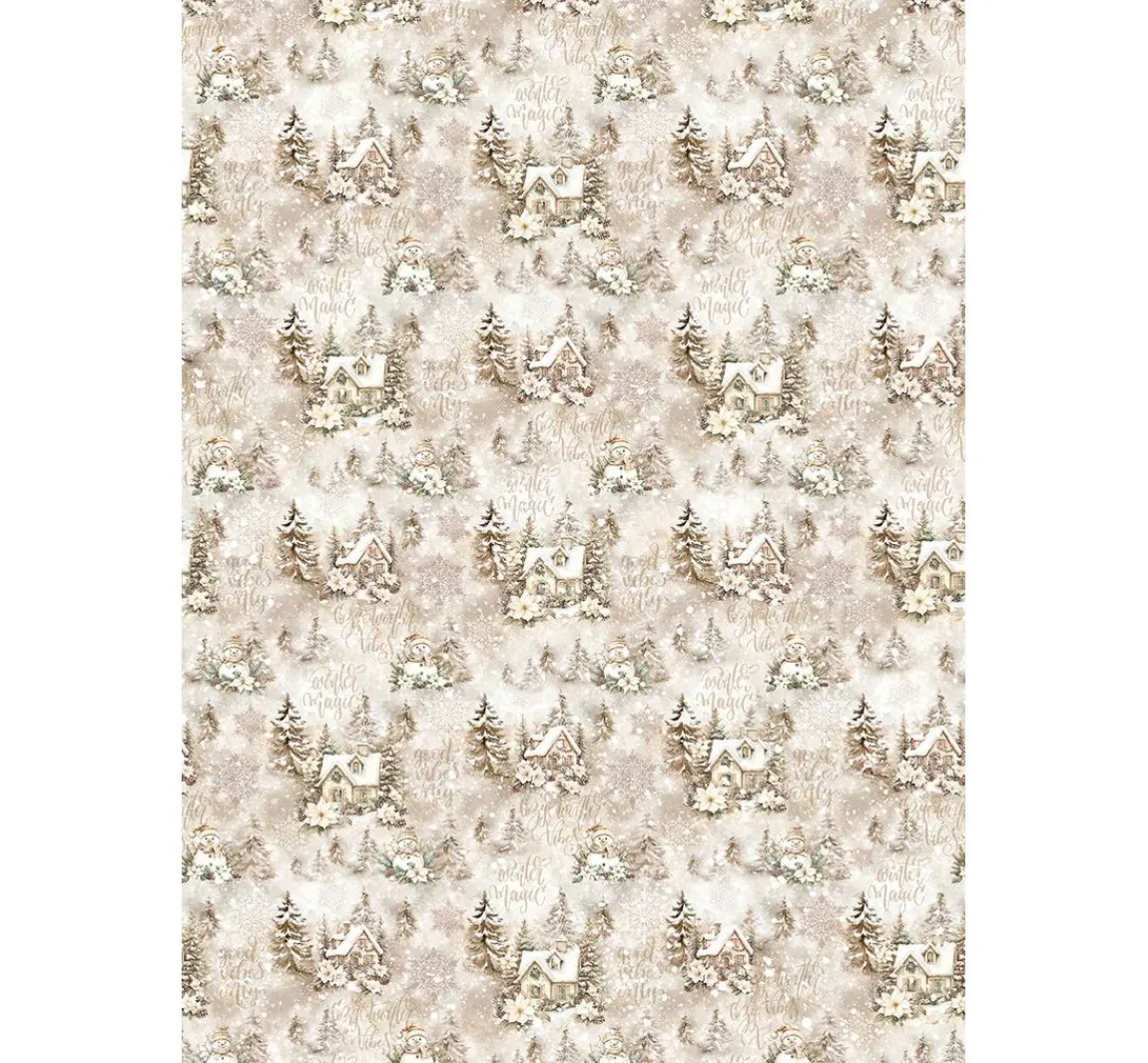 Discount Ciao Bella Motiv-Strohseiden Sortiment "Winter Season", 8er-Set