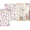 Online Stamperia Motiv-Strohseiden Sortiment "Lavender"
