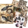 Discount Ciao Bella Motiv-Strohseiden Sortiment "Dark Akademia", 8er-Set