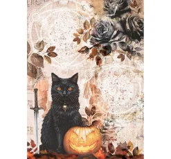 Discount Ciao Bella Motiv-Strohseiden Sortiment "Dark Akademia", 8er-Set
