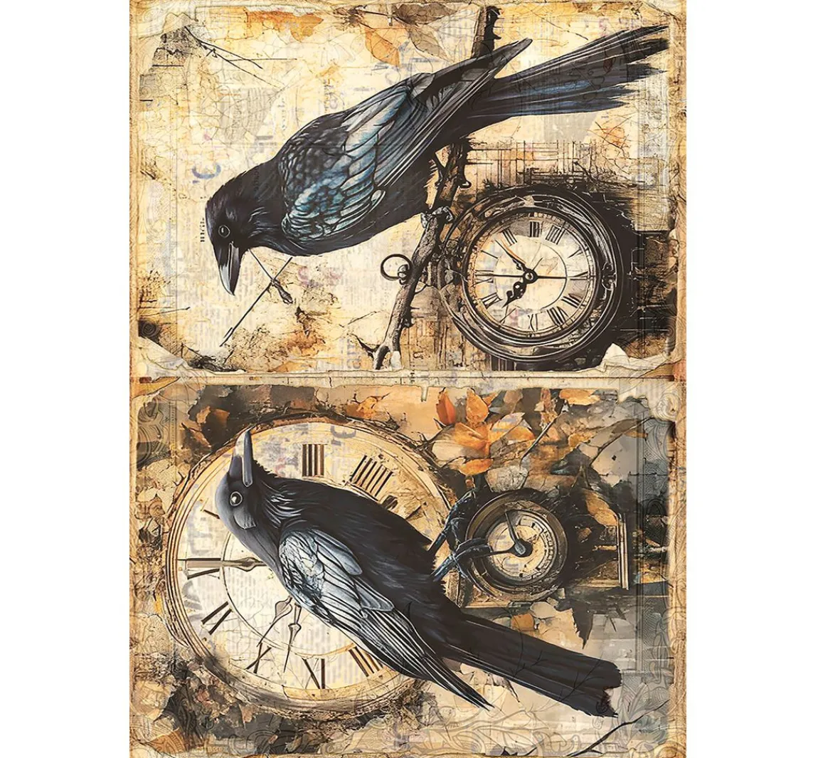 Discount Ciao Bella Motiv-Strohseiden Sortiment "Dark Akademia", 8er-Set