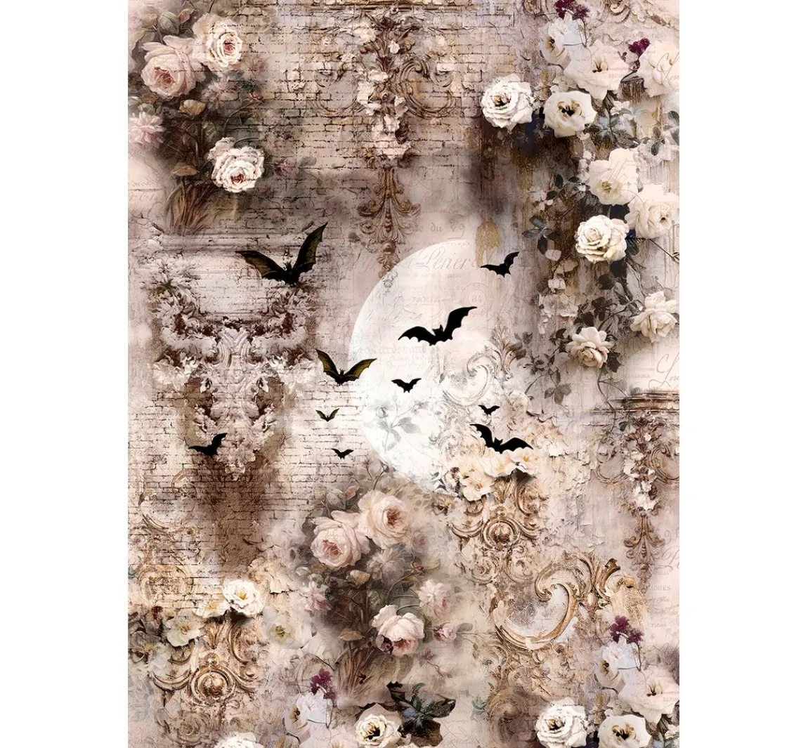 Discount Ciao Bella Motiv-Strohseiden Sortiment "Dark Akademia", 8er-Set