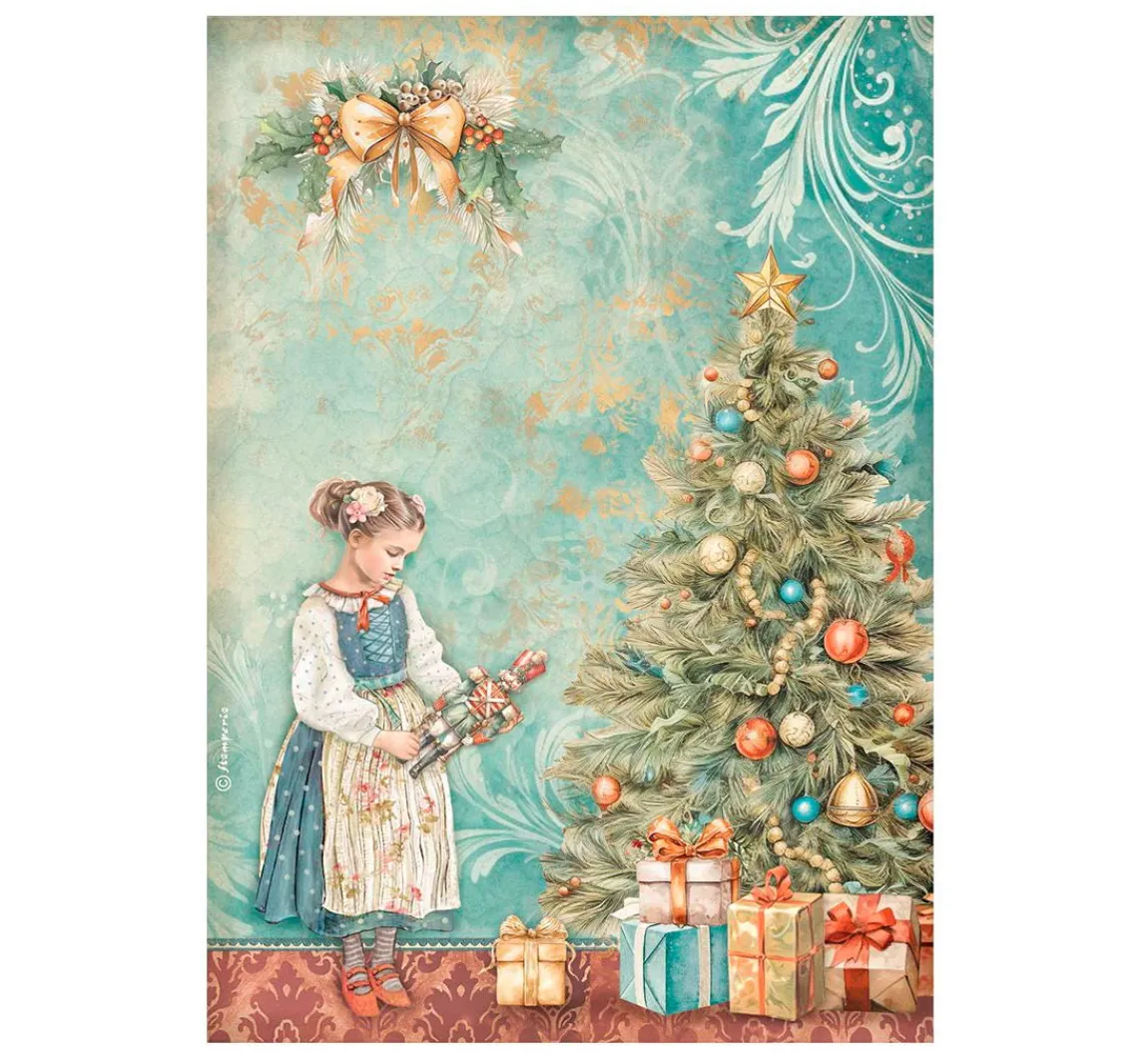 Online Stamperia Motiv-Strohseiden Sortiment "The Nutcracker"