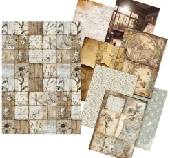 Outlet Ciao Bella Motiv-Strohseiden Sortiment "Codes", 8er-Set