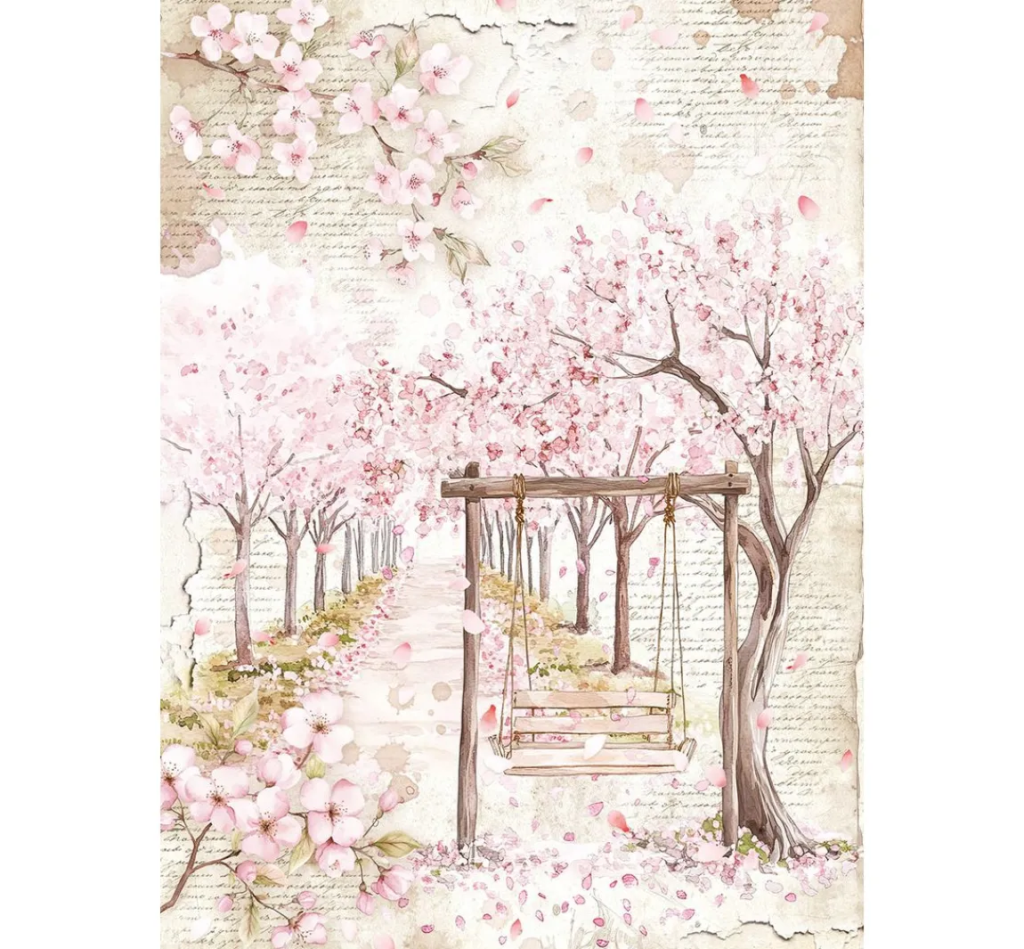 Hot Ciao Bella Motiv-Strohseiden Sortiment "Secret Garden", 8er-Set