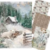 Ciao Bella Motiv-Strohseiden Sortiment "Forest Tales", 4er-Set