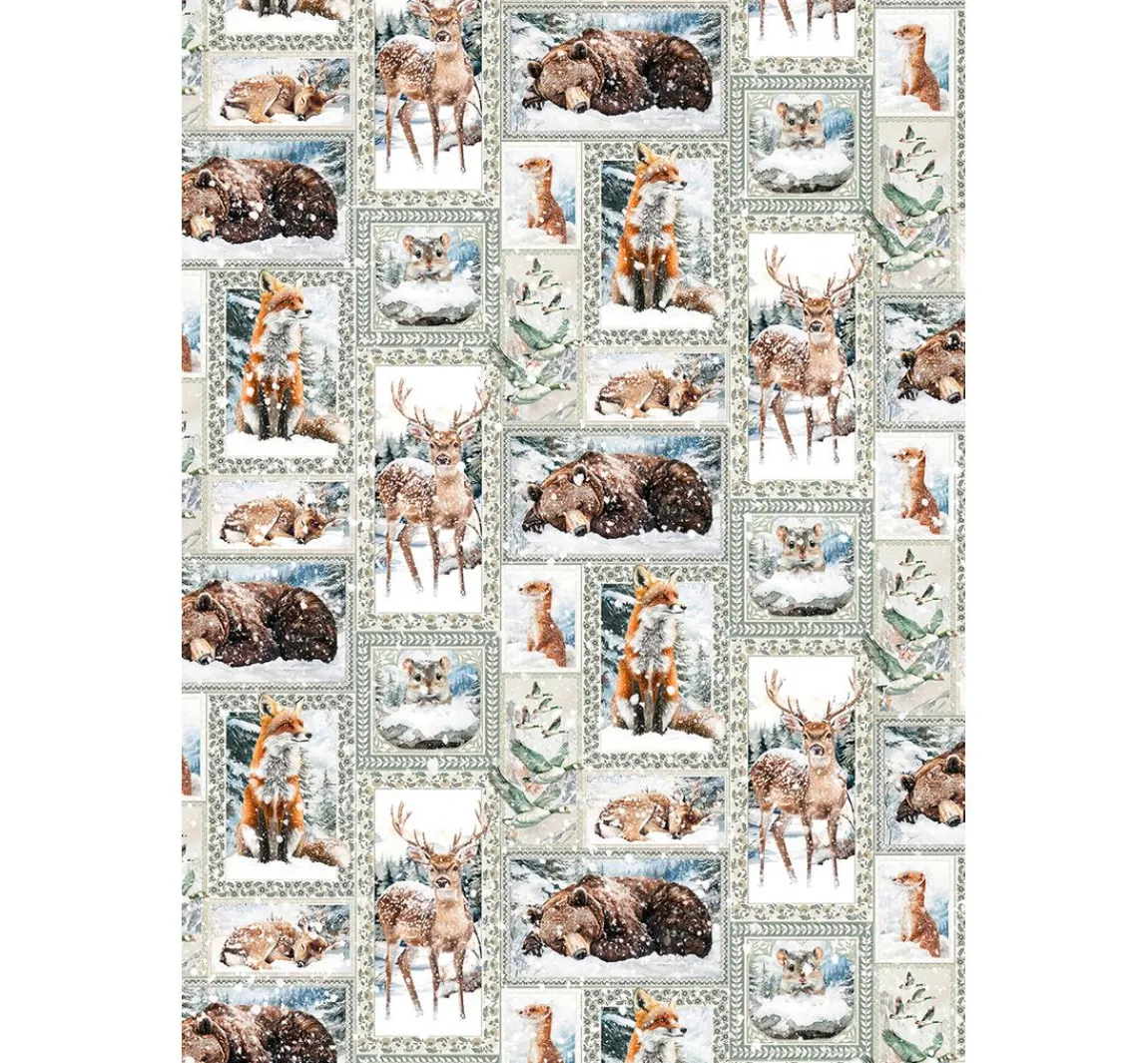 Ciao Bella Motiv-Strohseiden Sortiment "Forest Tales", 4er-Set