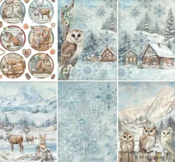 Discount Stamperia Motiv-Strohseiden Sortiment