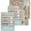 Hot Stamperia Motiv-Strohseiden Sortiment "Venice City of Art", 6er-Set