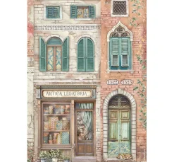 Hot Stamperia Motiv-Strohseiden Sortiment "Venice City of Art", 6er-Set