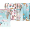 Online Stamperia Motiv-Strohseiden Sortiment "Candy Christmas", 6er-Set