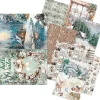 New Ciao Bella Motiv-Strohseiden Sortiment "Forest Tales", 8er-Set