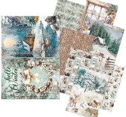 New Ciao Bella Motiv-Strohseiden Sortiment "Forest Tales", 8er-Set