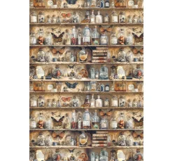 Discount Ciao Bella Motiv-Strohseiden-Sortiment "Cabinet of Curiosities", 4er-Set