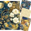 Online Ciao Bella Motiv-Strohseiden-Sortiment "Celestial", 4er-Set