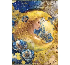 Online Ciao Bella Motiv-Strohseiden-Sortiment "Celestial", 4er-Set