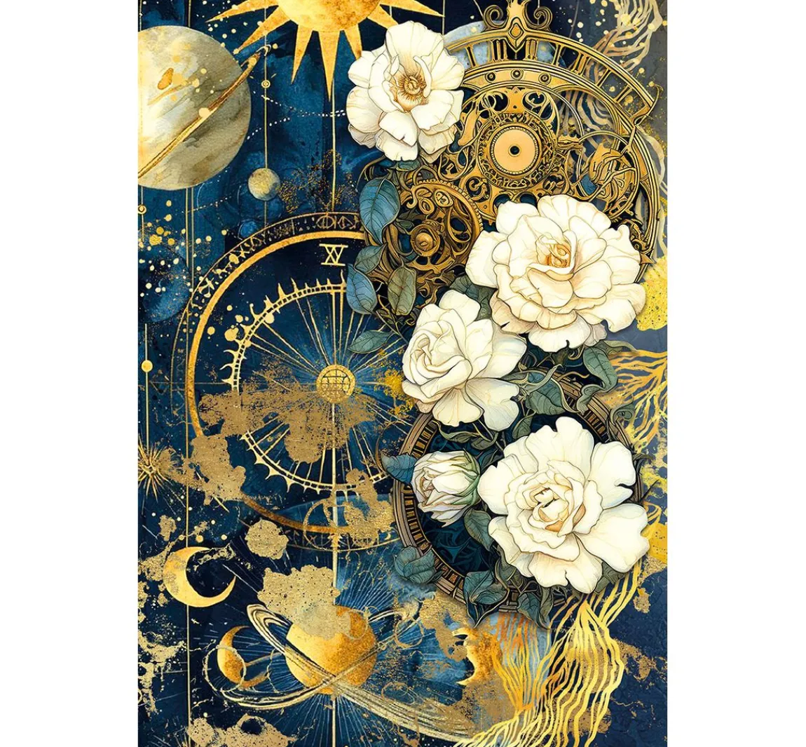 Online Ciao Bella Motiv-Strohseiden-Sortiment "Celestial", 4er-Set