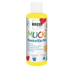 Hot Kreul Kinder MUCKI Bastelfarbe, 6er Set à 80 ml