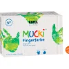 Outlet Kreul Kinder MUCKI Fingerfarbe, 6er-Set, à 150 ml