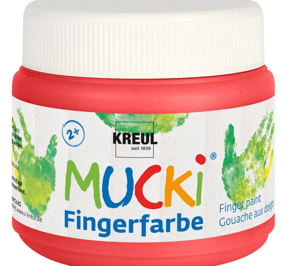 Outlet Kreul Kinder MUCKI Fingerfarbe, 6er-Set, à 150 ml