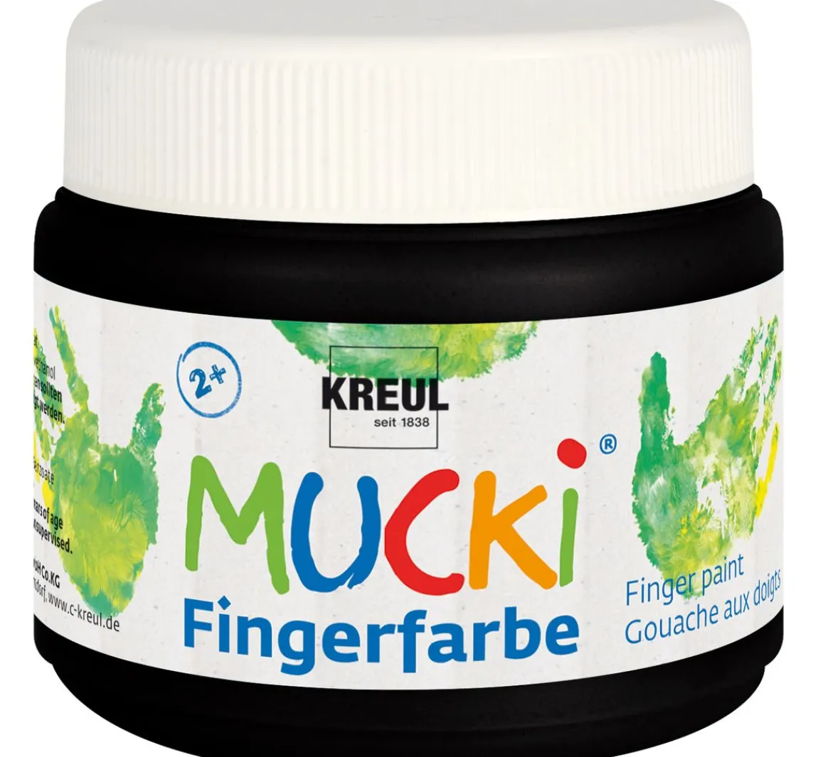 Outlet Kreul Kinder MUCKI Fingerfarbe, 6er-Set, à 150 ml