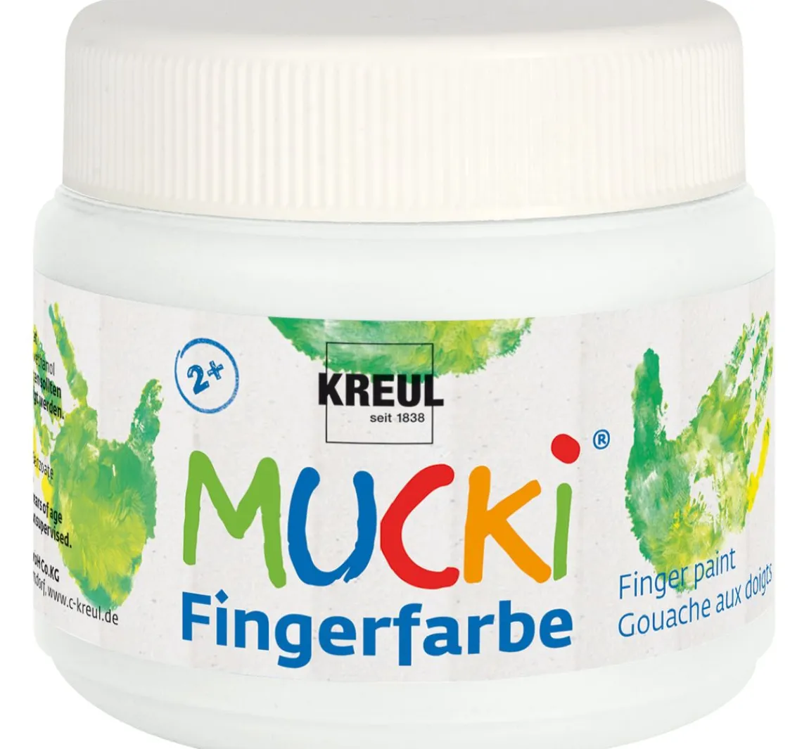 Outlet Kreul Kinder MUCKI Fingerfarbe, 6er-Set, à 150 ml