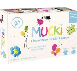 Online Kreul Kinder MUCKI Fingerfarbe "Glückskinder"