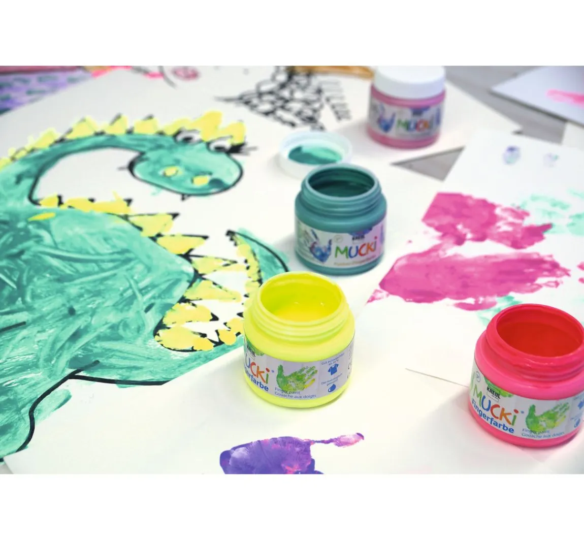 Online Kreul Kinder MUCKI Funkel-Fingerfarbe
