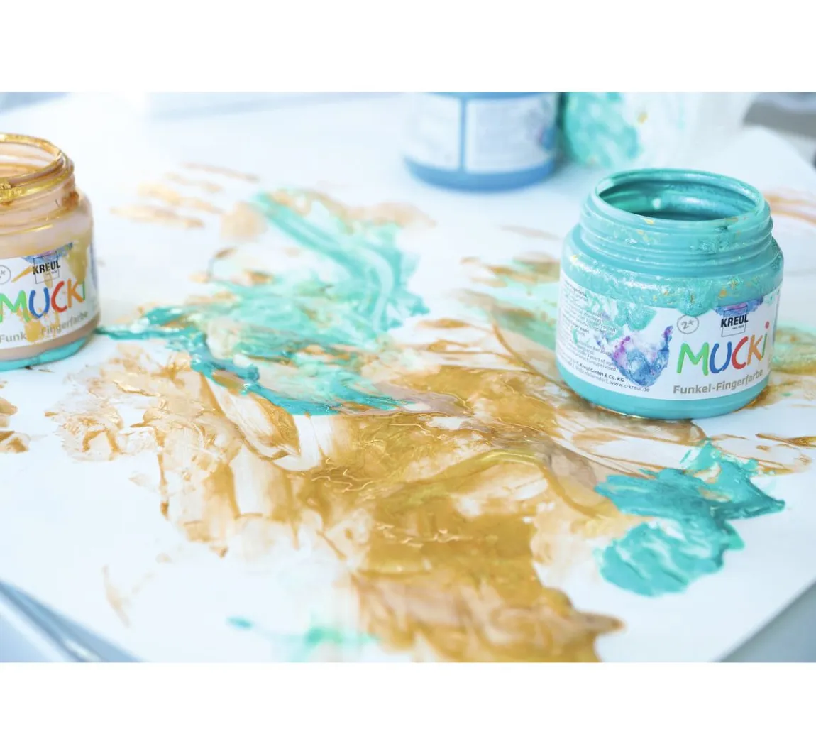 Online Kreul Kinder MUCKI Funkel-Fingerfarbe