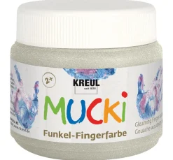 Hot Kreul Kinder MUCKI Funkel-Fingerfarbe, 4er-Set