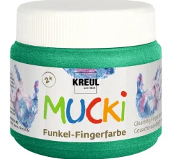 Hot Kreul Kinder MUCKI Funkel-Fingerfarbe, 6er-Set