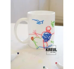 Hot Kreul Kinder Mucki Porzellan-Pirat, Porzellanmalstift, 5er-Set