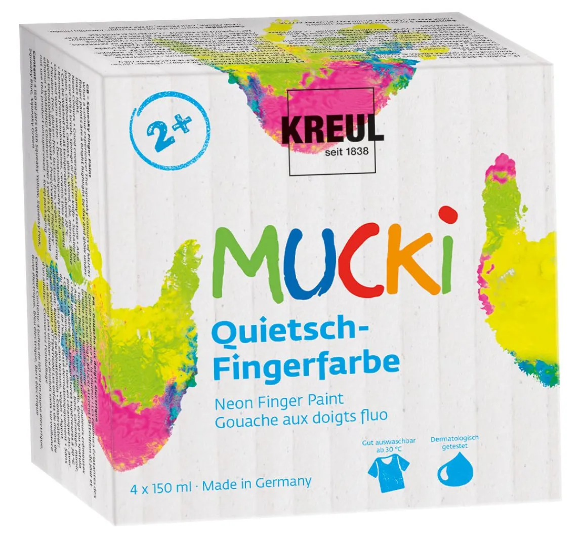 Clearance Kreul MUCKI Quietsch-Fingerfarbe