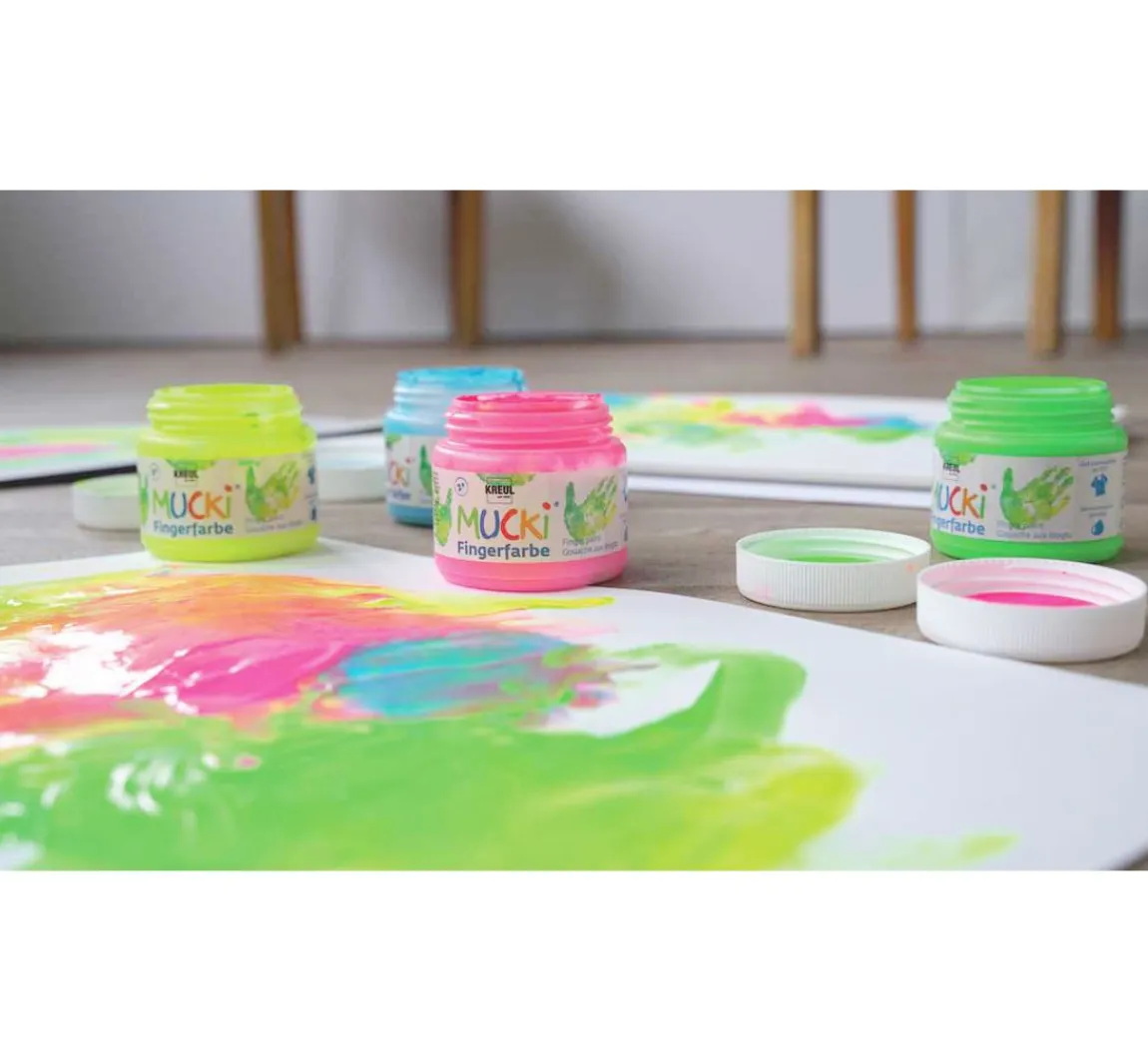 Clearance Kreul MUCKI Quietsch-Fingerfarbe