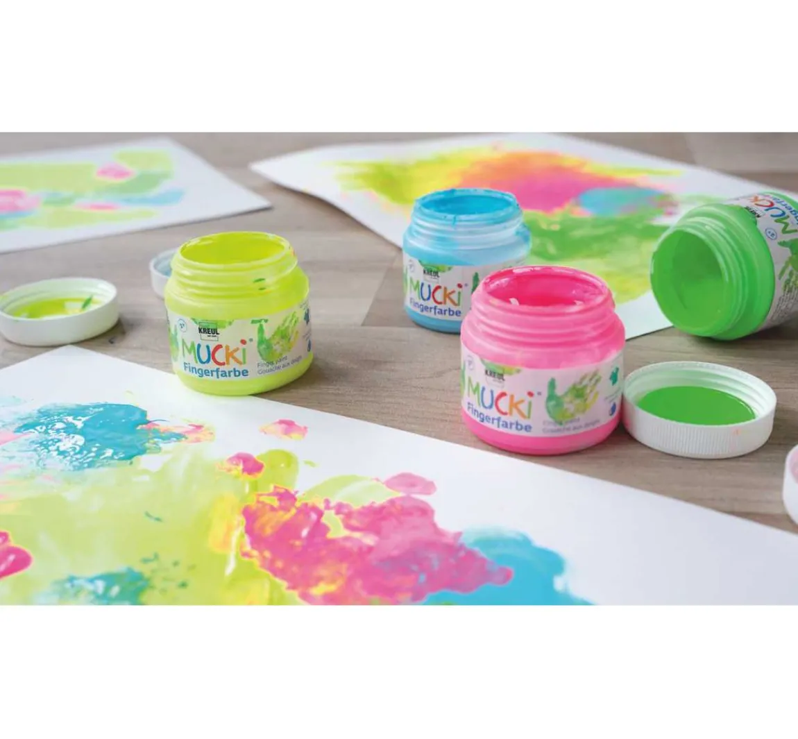 Clearance Kreul MUCKI Quietsch-Fingerfarbe