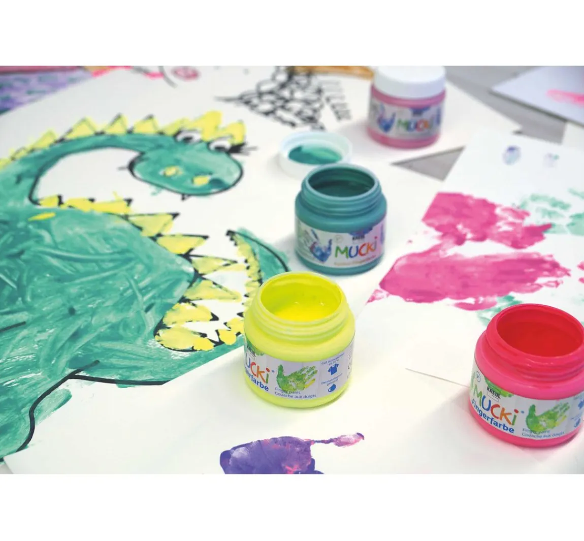 Clearance Kreul MUCKI Quietsch-Fingerfarbe