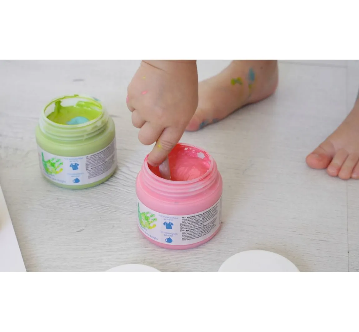 Sale Kreul Kinder MUCKI Softie-Fingerfarbe, 6er-Set