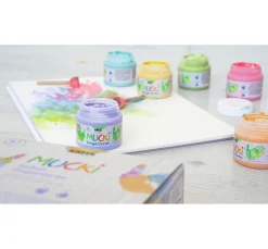 Sale Kreul Kinder MUCKI Softie-Fingerfarbe, 6er-Set